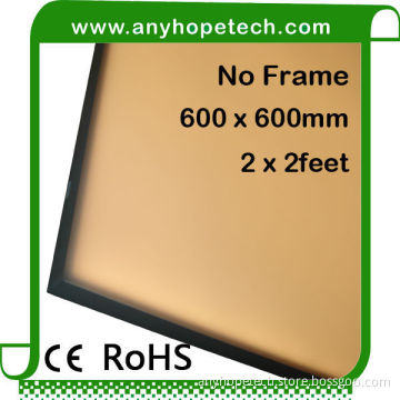 Factory price ultra thin 47W square panel led 60x60 without frame